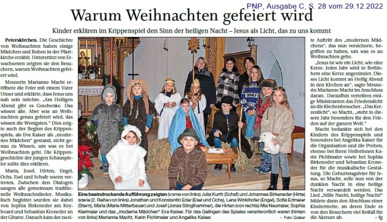 Warum Weihnachten gefeiert wird