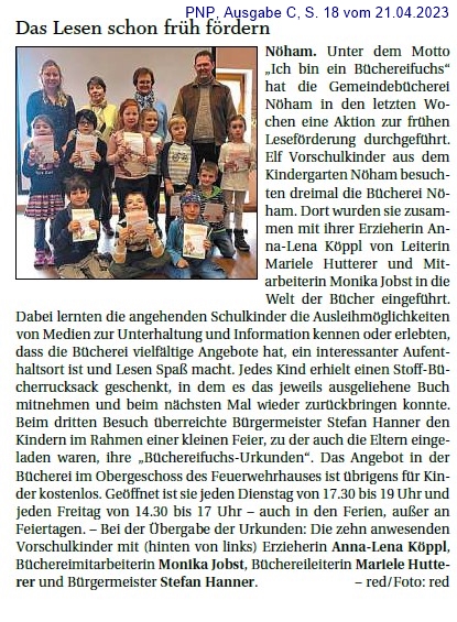 Das Lesen schon früh fördern